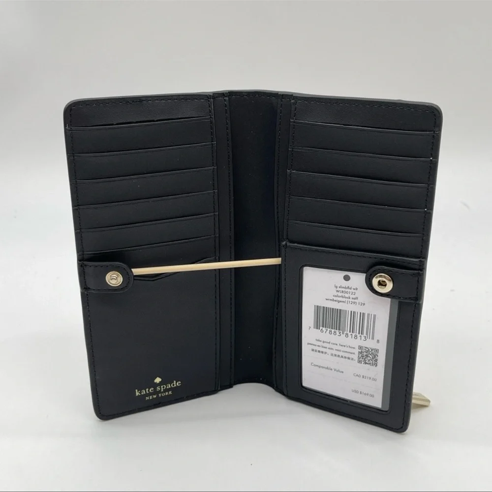 Kate Spade Staci Slim Bifold Wallet Leather - Picture 5 of 6